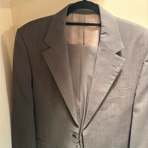 Boss Light Gray Men's Suit